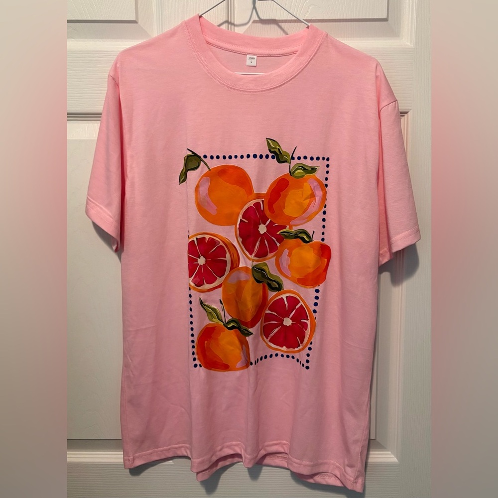 Pink Graphic Short Sleeve Tee